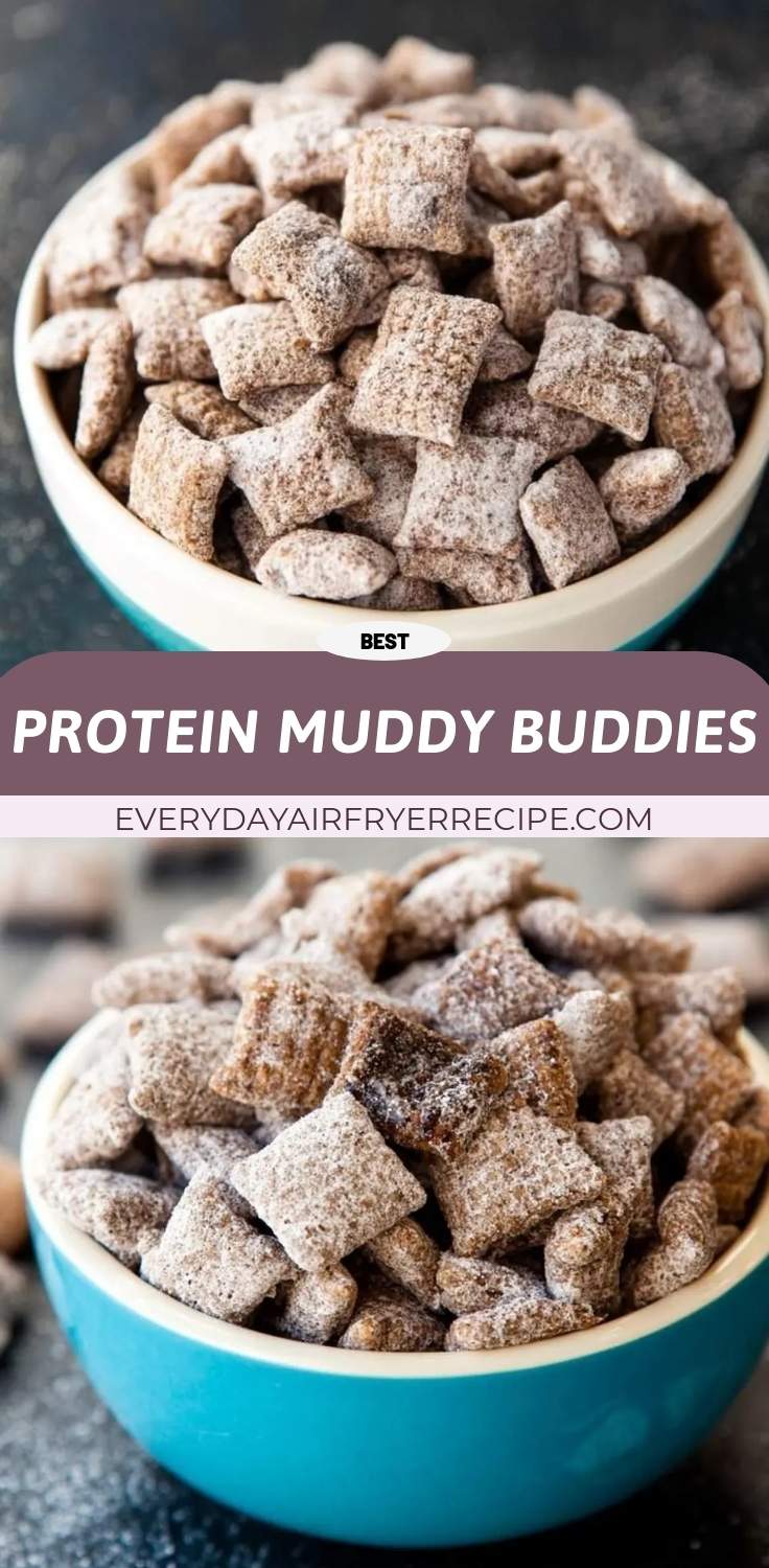 protein muddy buddies pinterest
