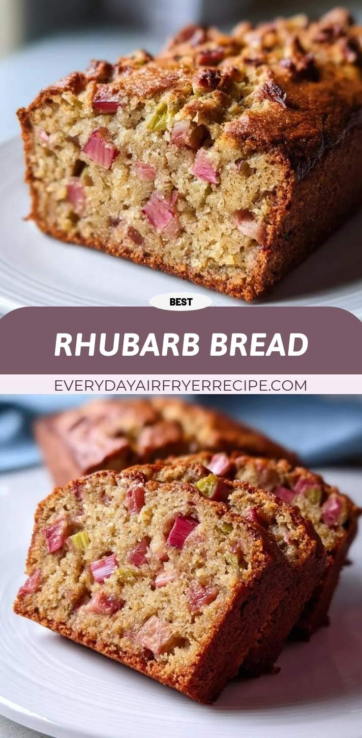 rhubarb bread pinterest