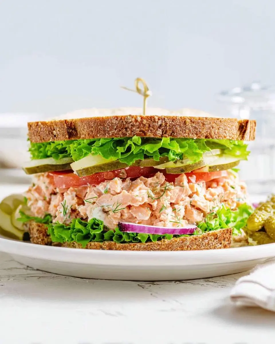 salmon salad sandwich recipe