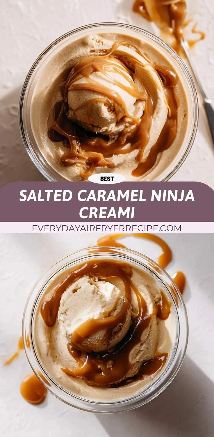 salted caramel ninja creami pinterest