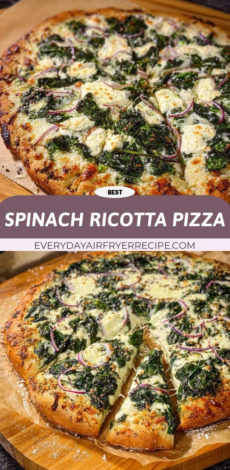spinach ricotta pizza pinterest