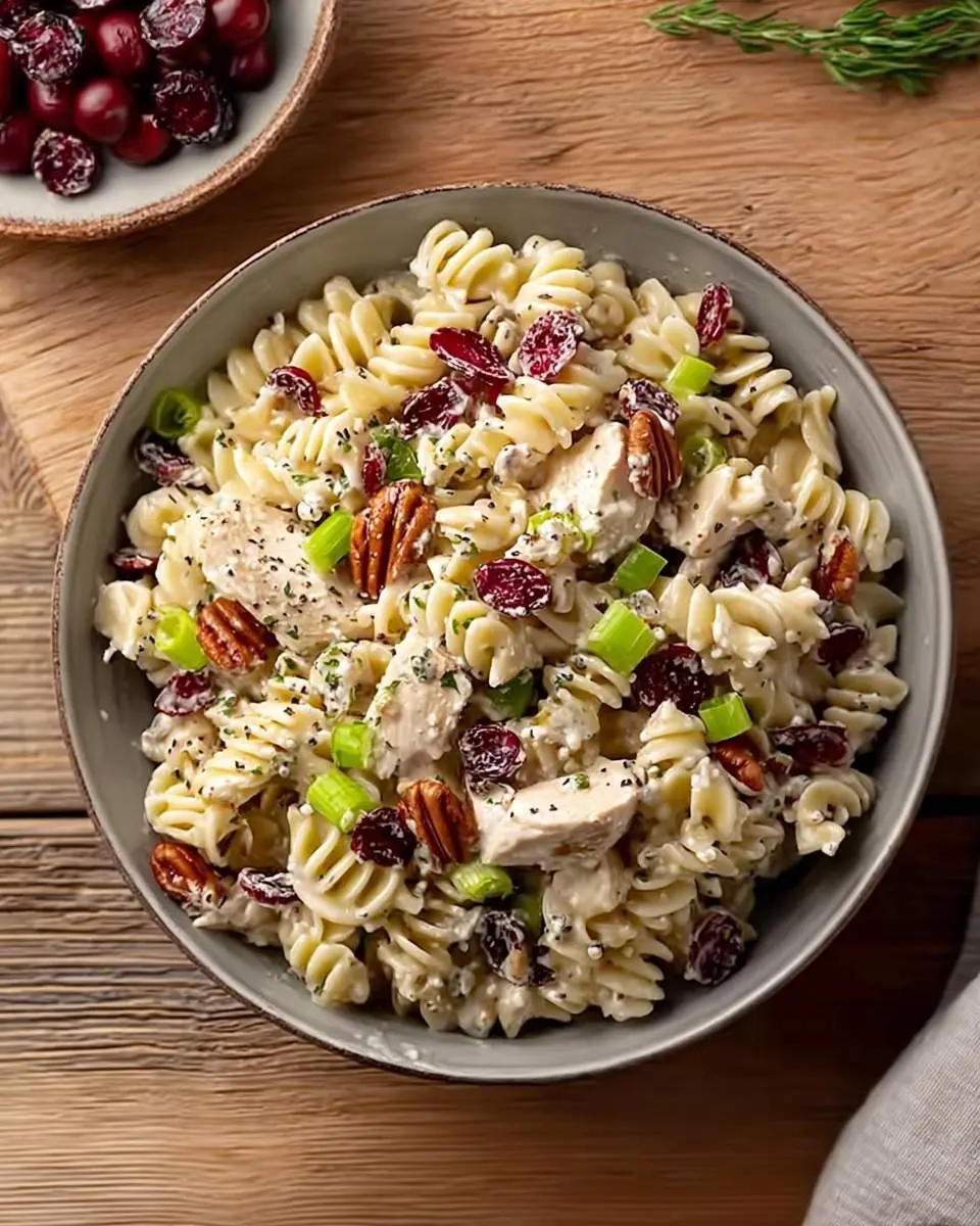 turkey and cranberry pasta salad recipe