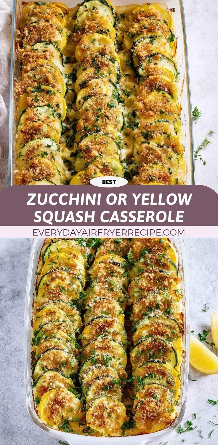 zucchini or yellow squash casserole pinterest