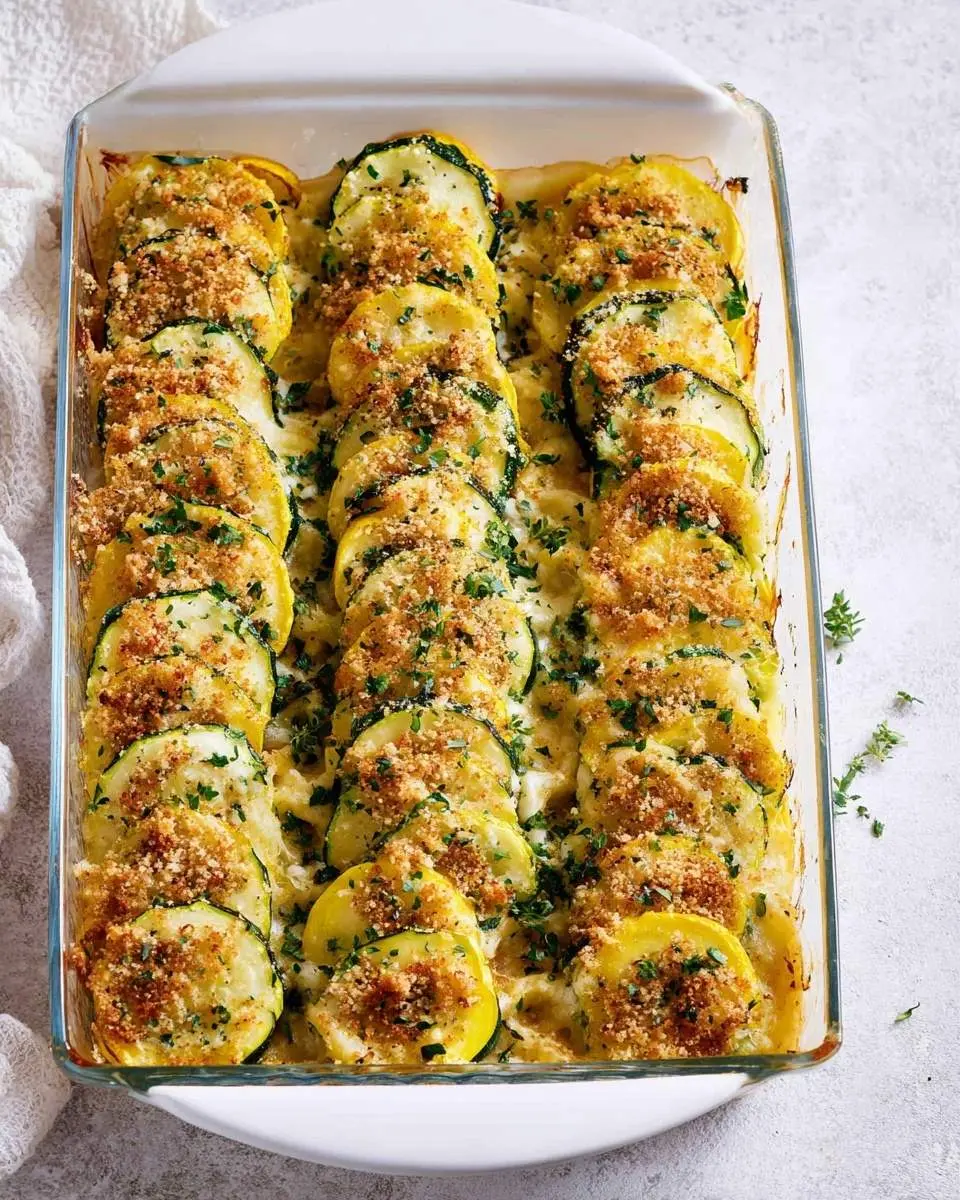 zucchini or yellow squash casserole recipe 1