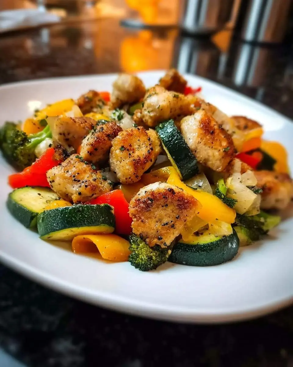 Air Fryer Chicken and Vegetables