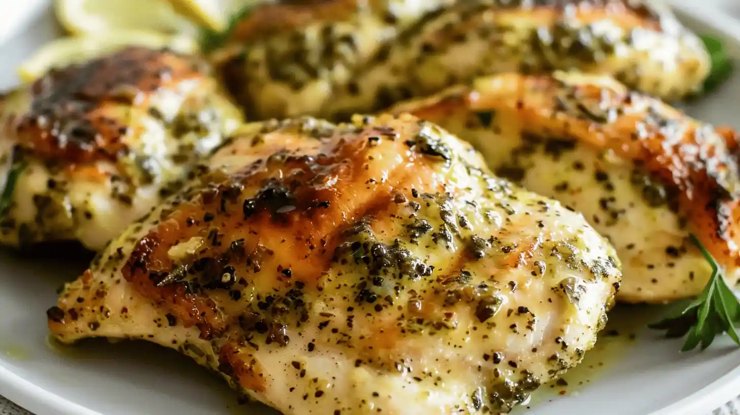 Easy Air Fryer Pesto Chicken