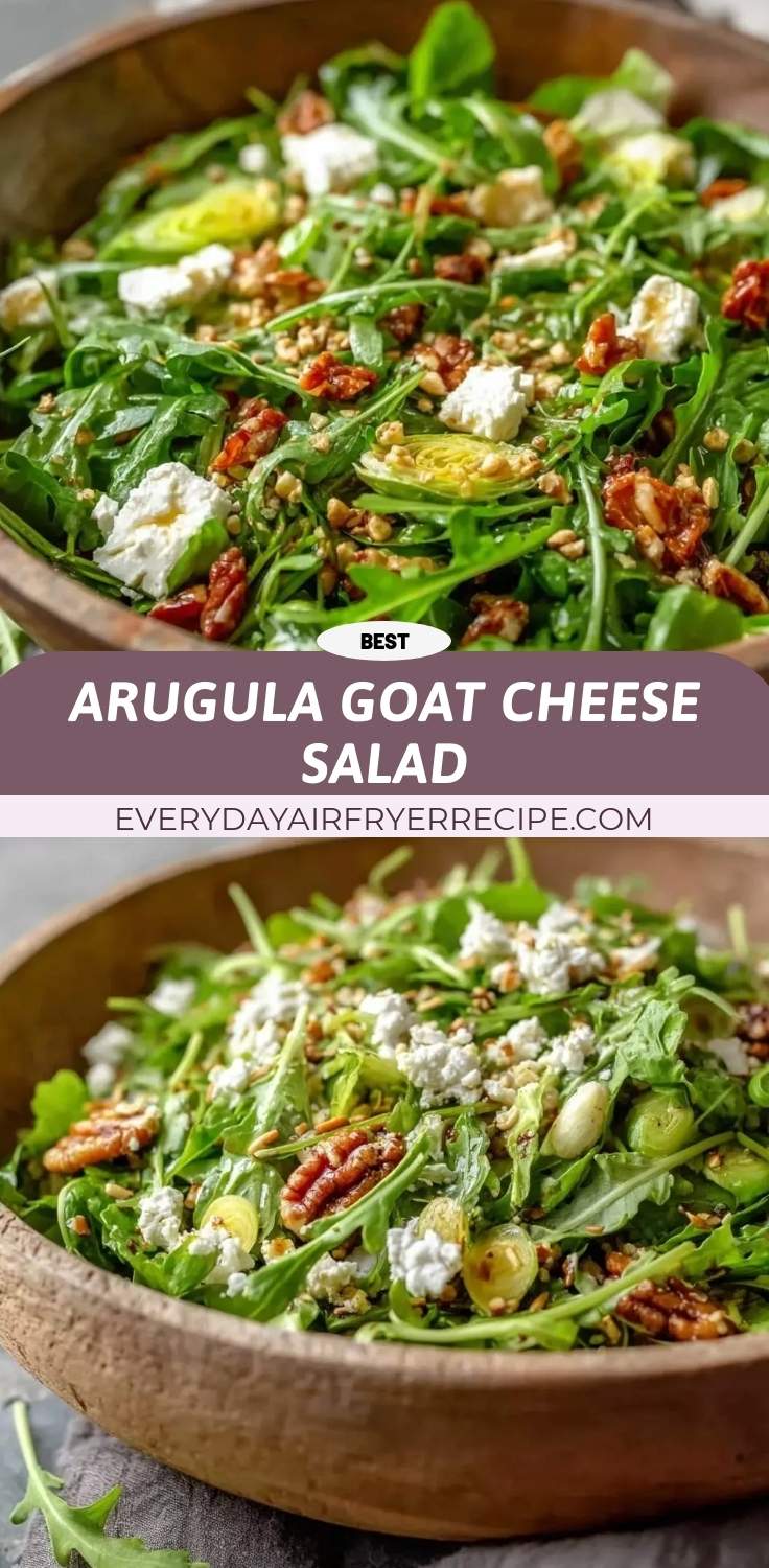 arugula goat cheese salad pinterest