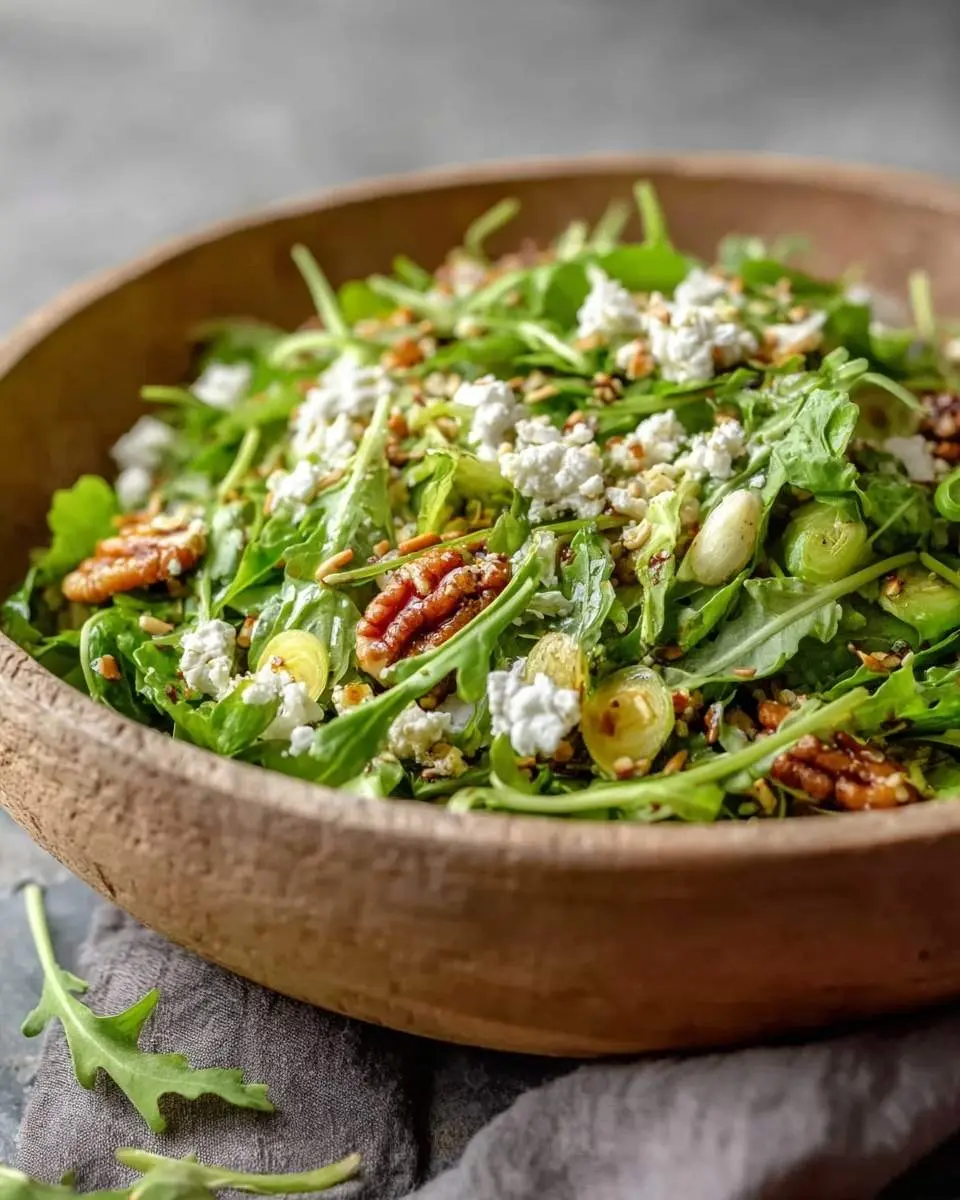 arugula goat cheese salad