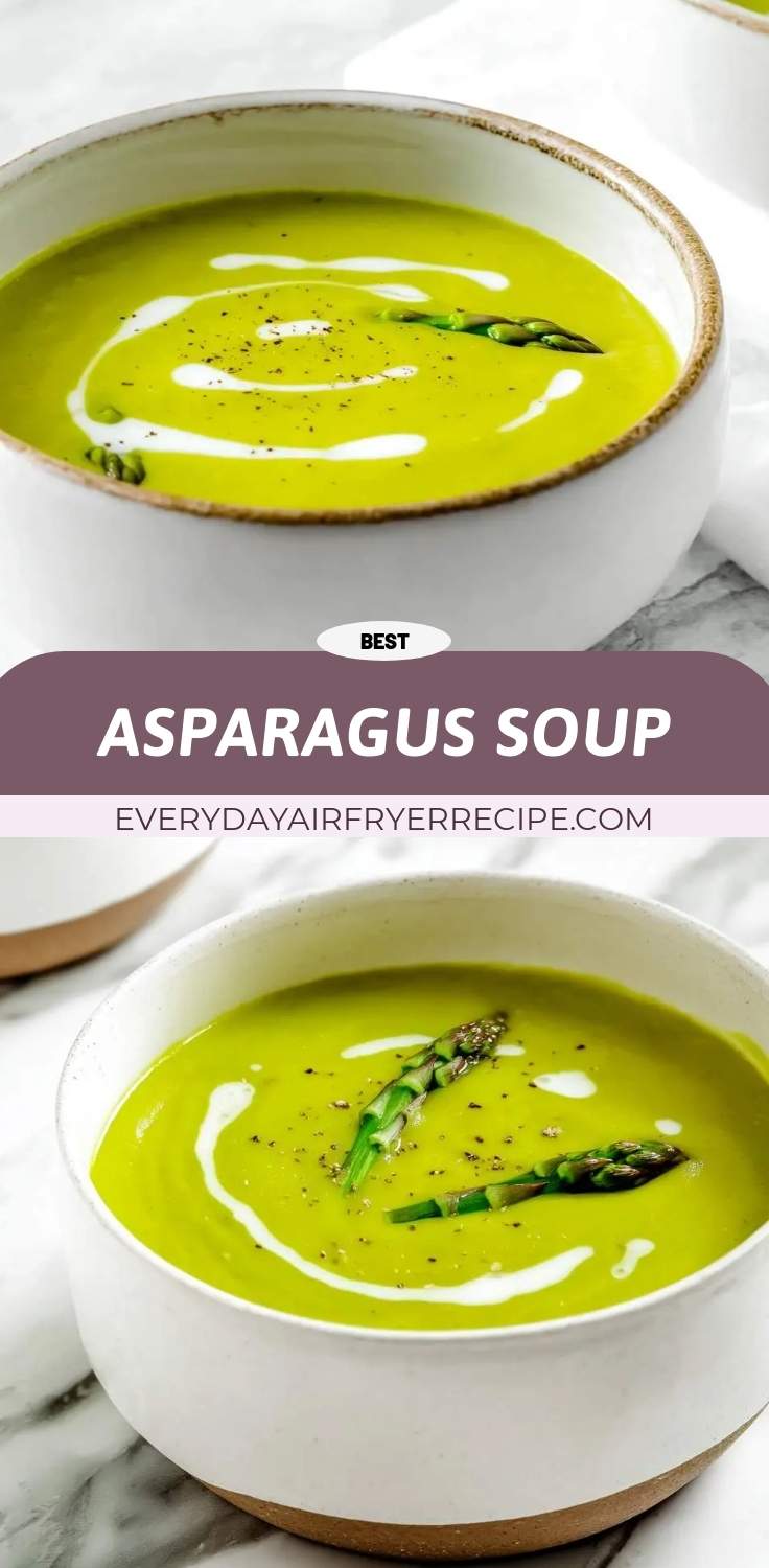 asparagus soup pinterest
