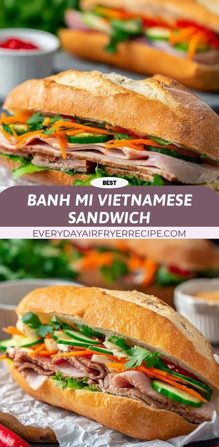 banh mi vietnamese sandwich pinterest