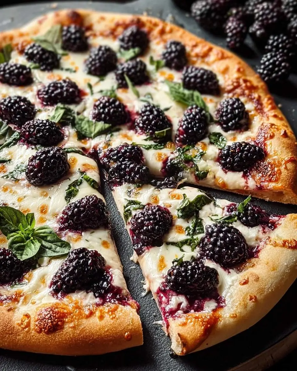 blackberry basil ricotta pizza recipe