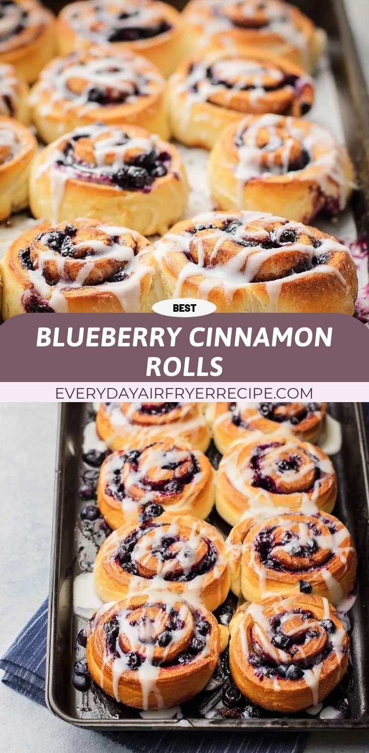 blueberry cinnamon rolls pinterest