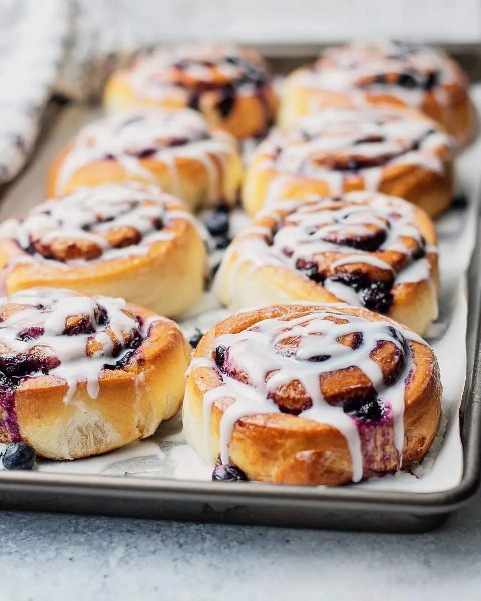 blueberry cinnamon rolls recipe