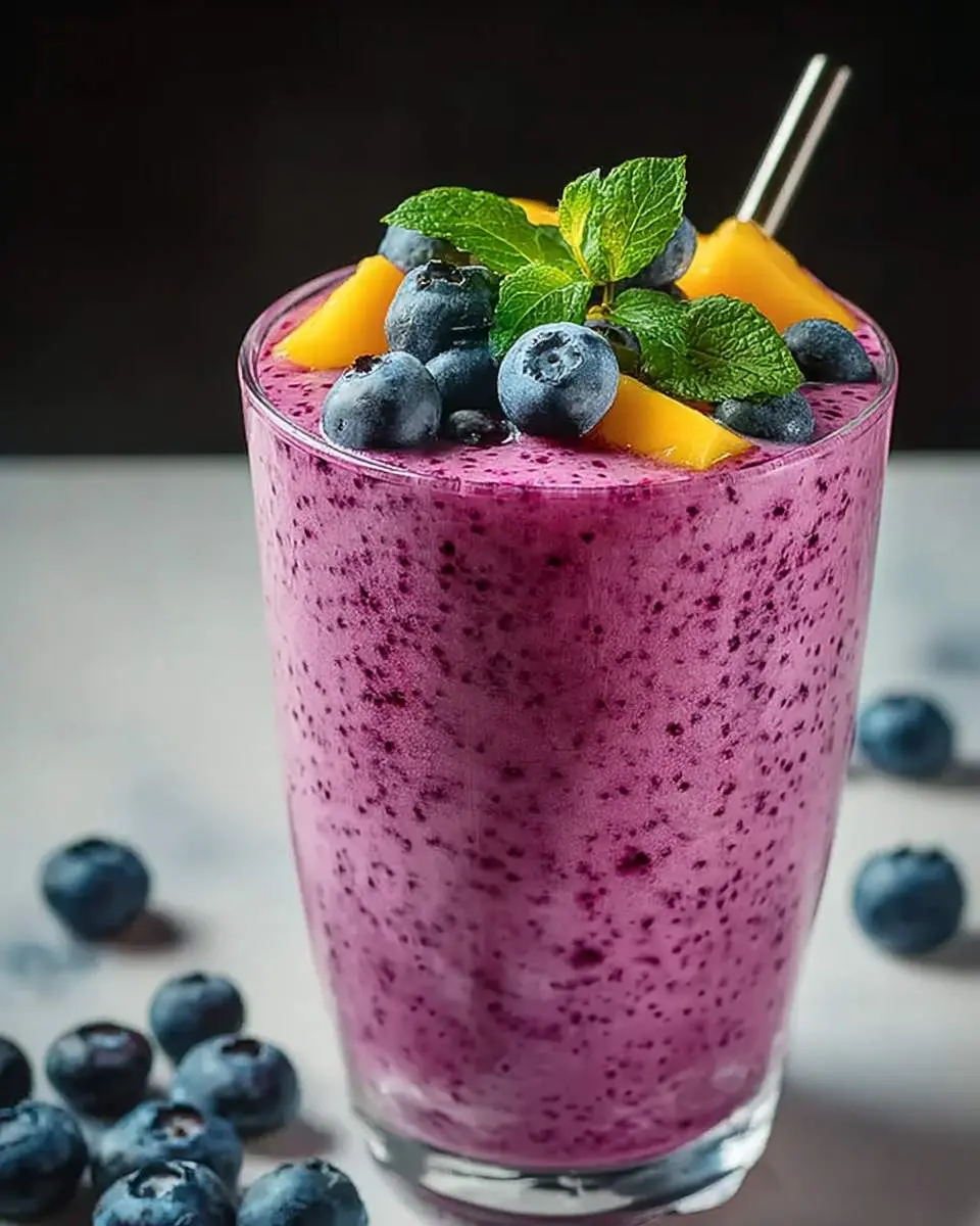 blueberry mango smoothie recipe 1