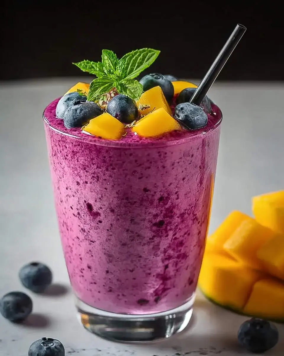 blueberry mango smoothie recipe