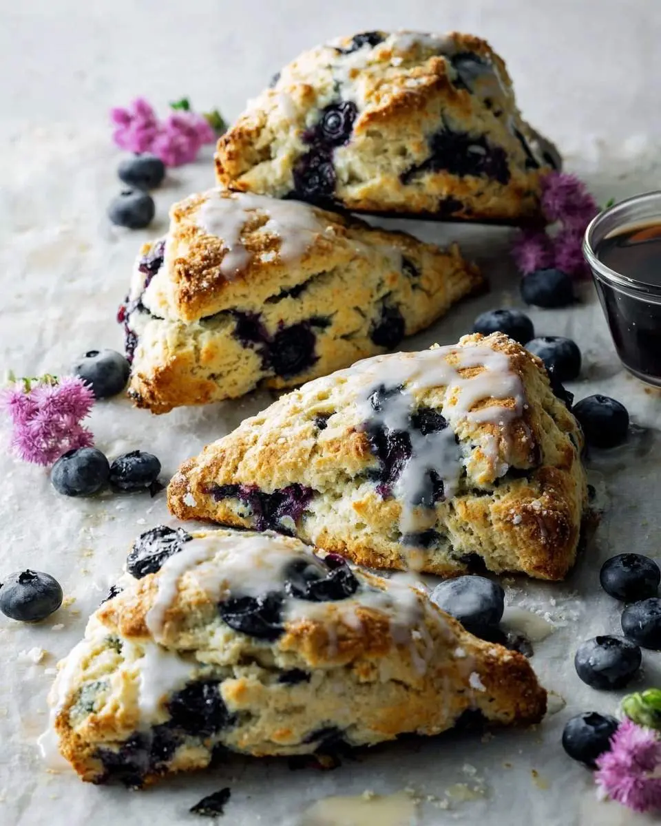 blueberry sourdough scones recipe 1