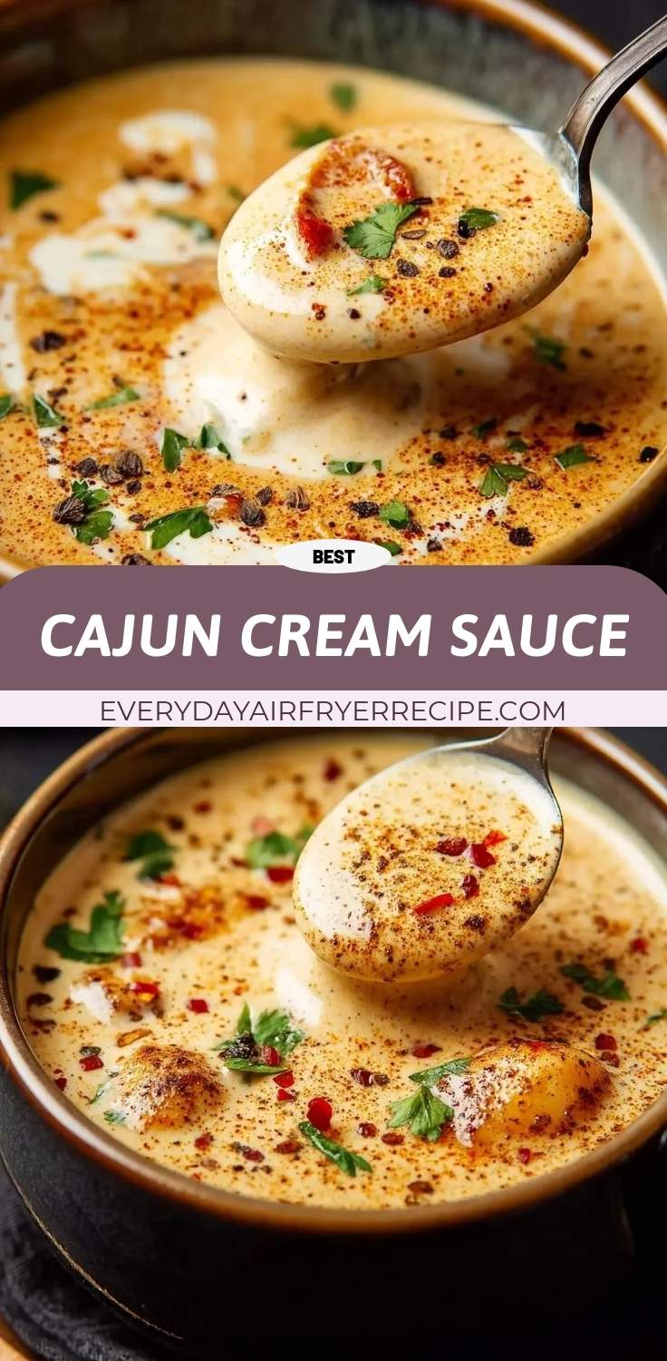 cajun cream sauce pinterest