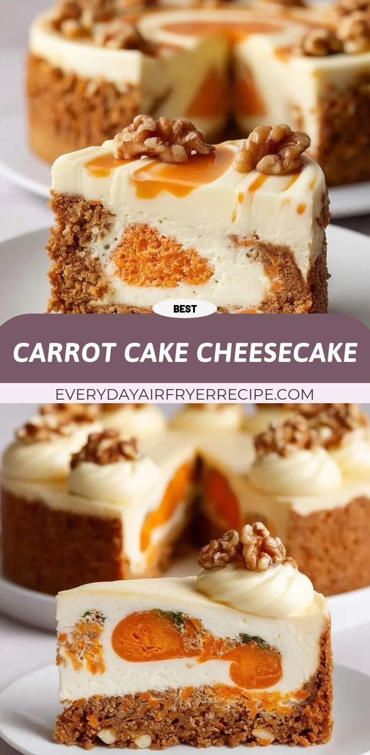 carrot cake cheesecake pinterest