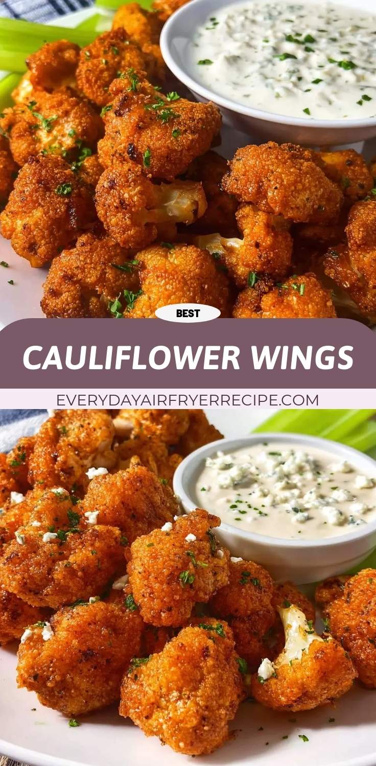 cauliflower wings pinterest