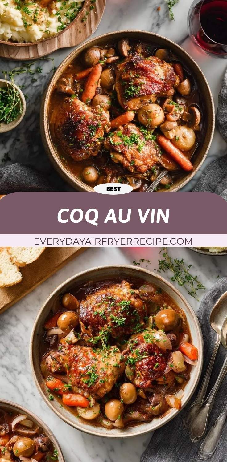 coq au vin pinterest