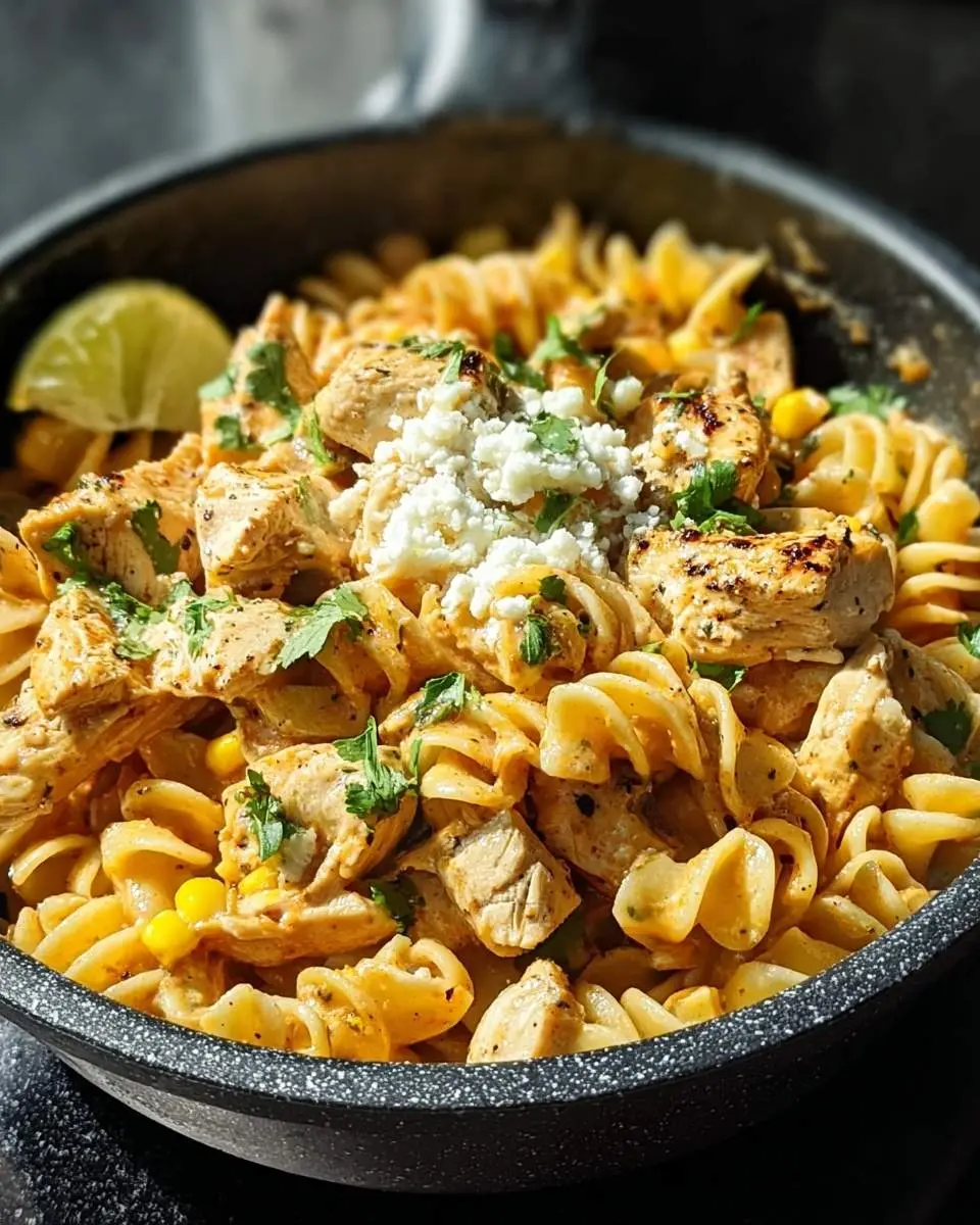 corn pasta with chicken recipe 1