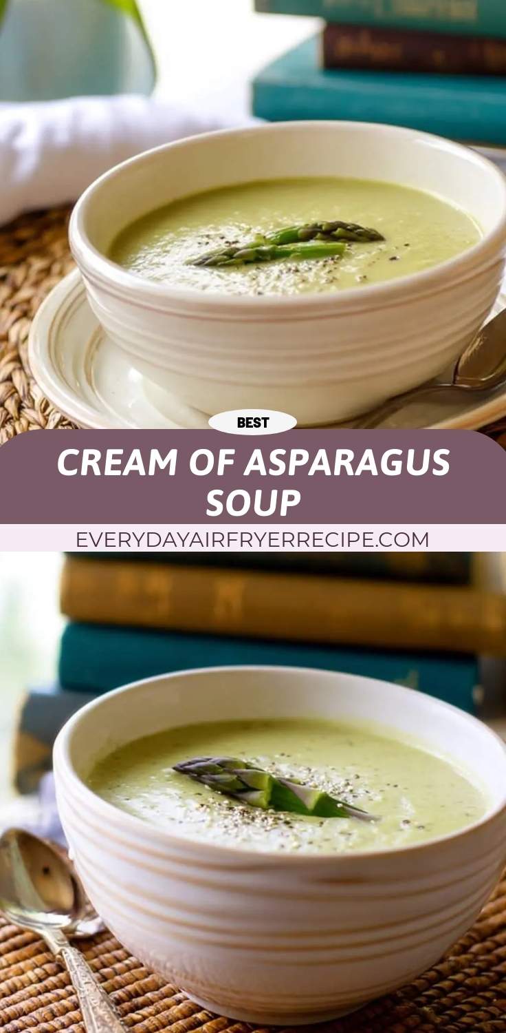 cream of asparagus soup pinterest