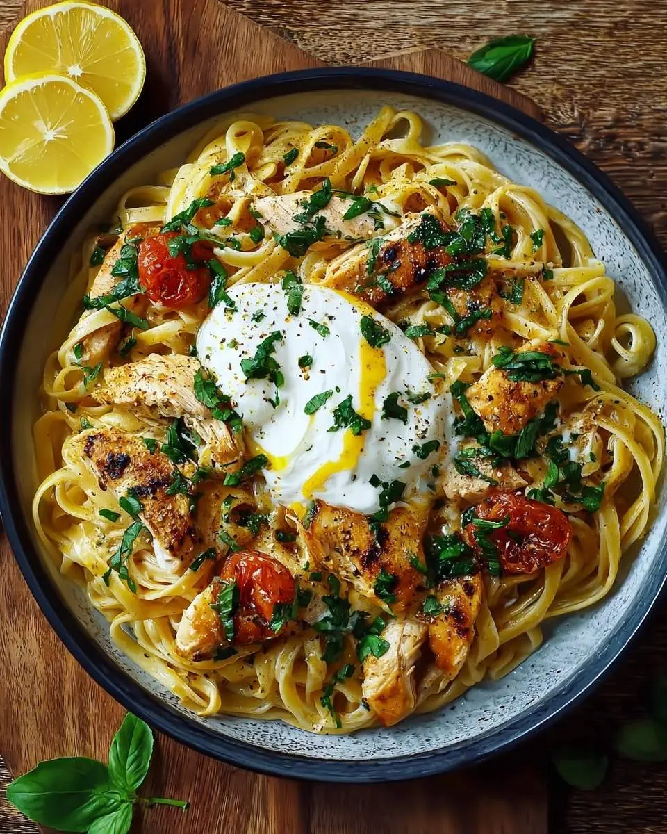 creamy chicken burrata pasta recipe 1