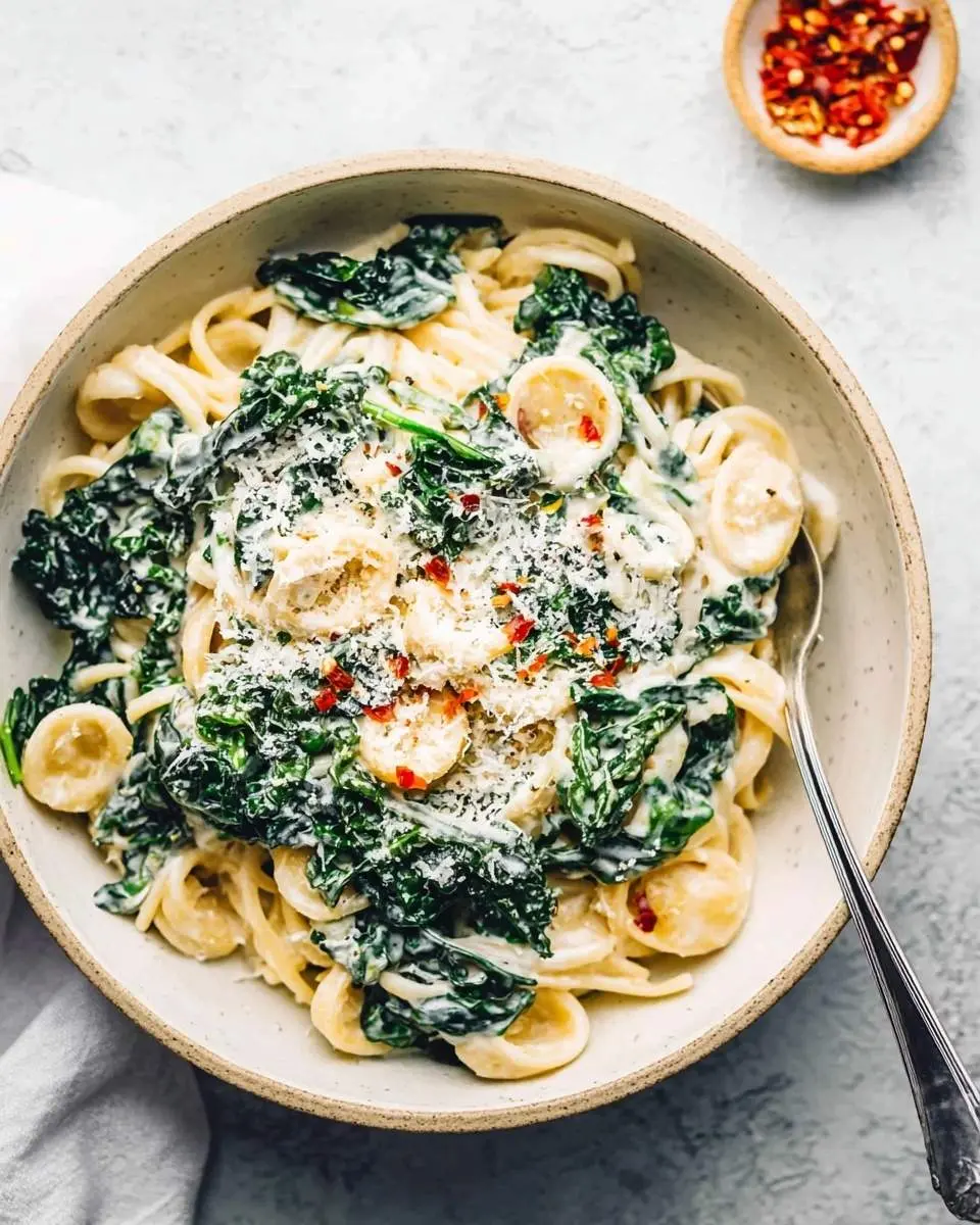 creamy kale pasta