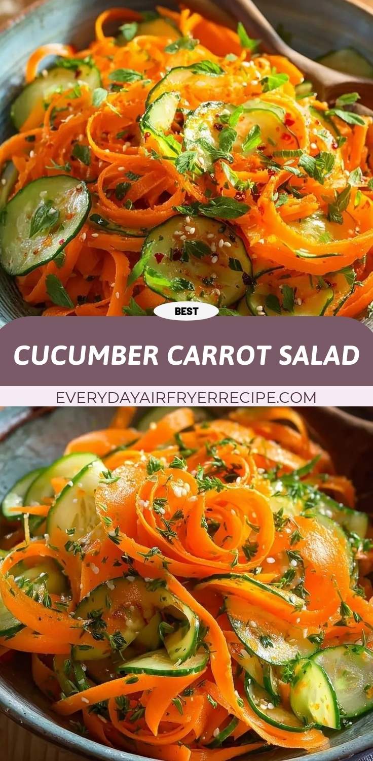 cucumber carrot salad pinterest