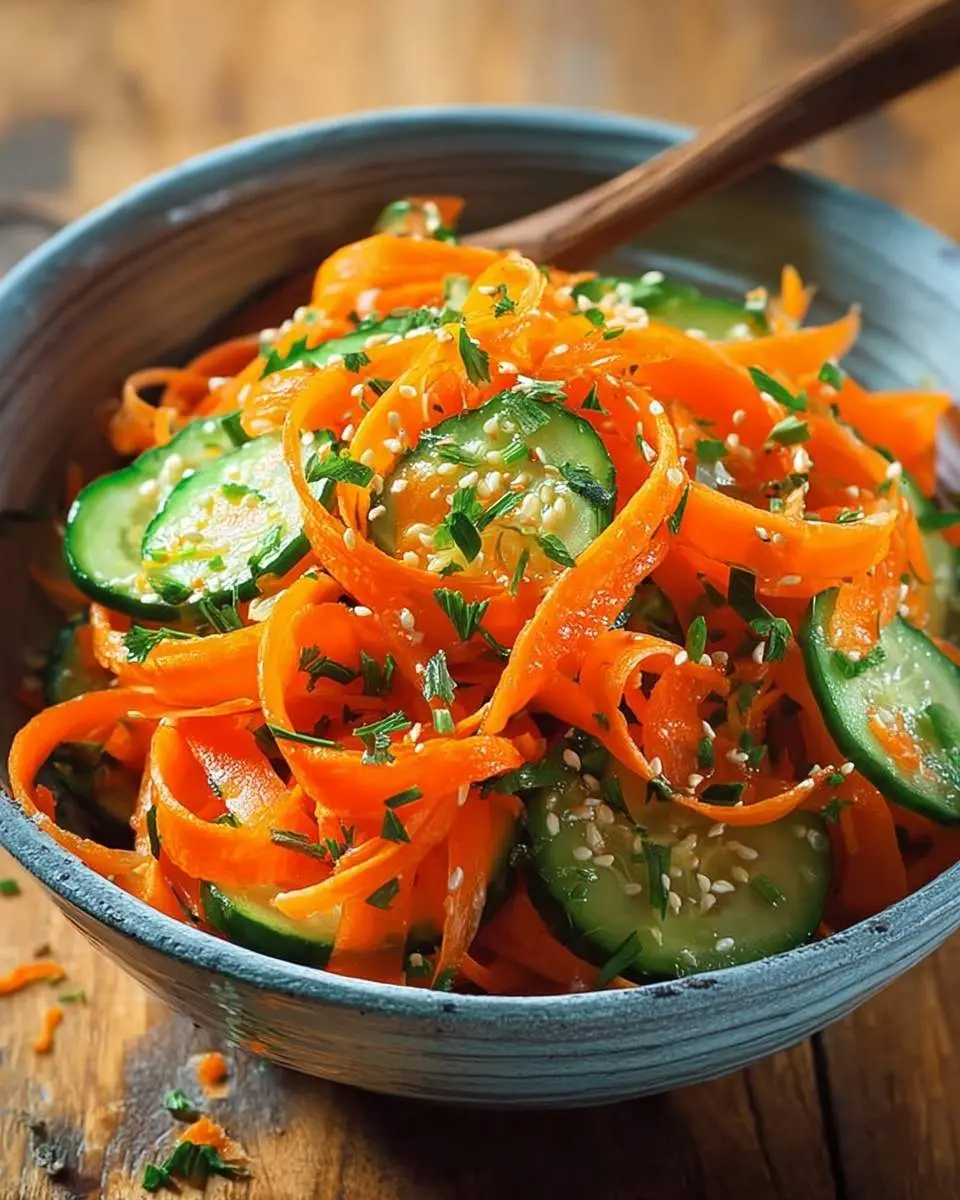 cucumber carrot salad recipe