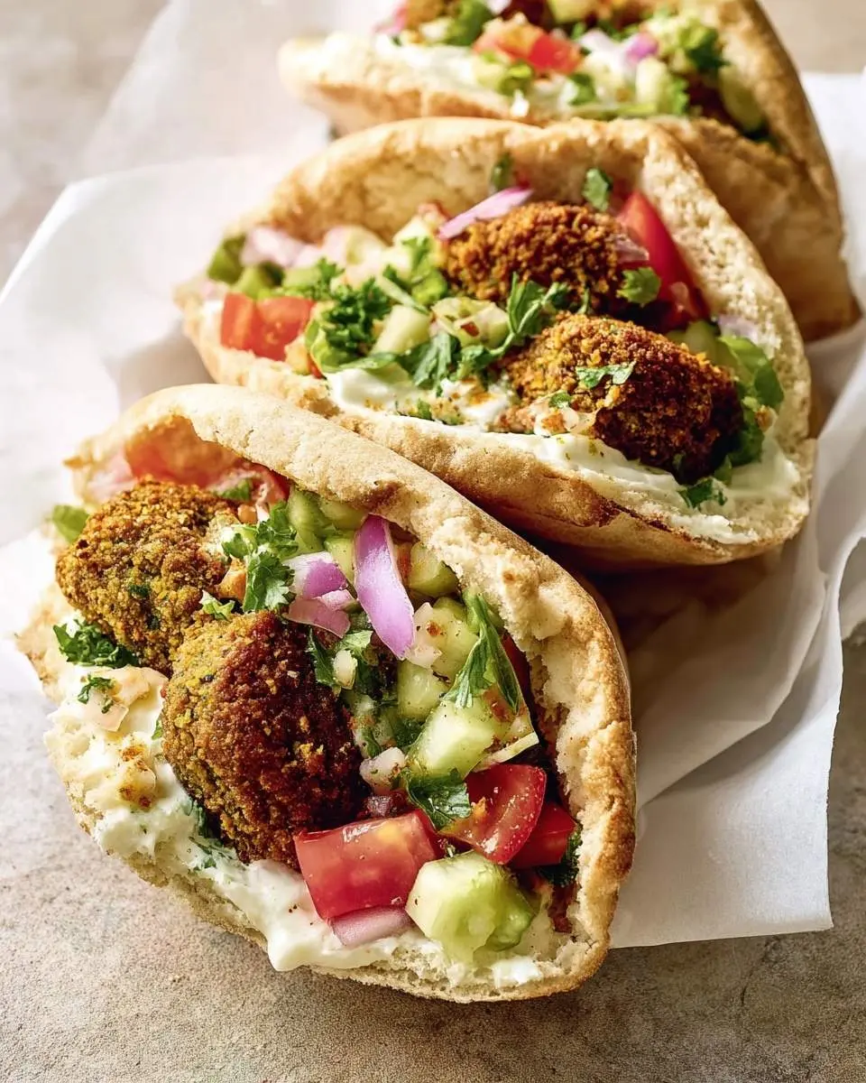 falafel pita sandwich recipe 1