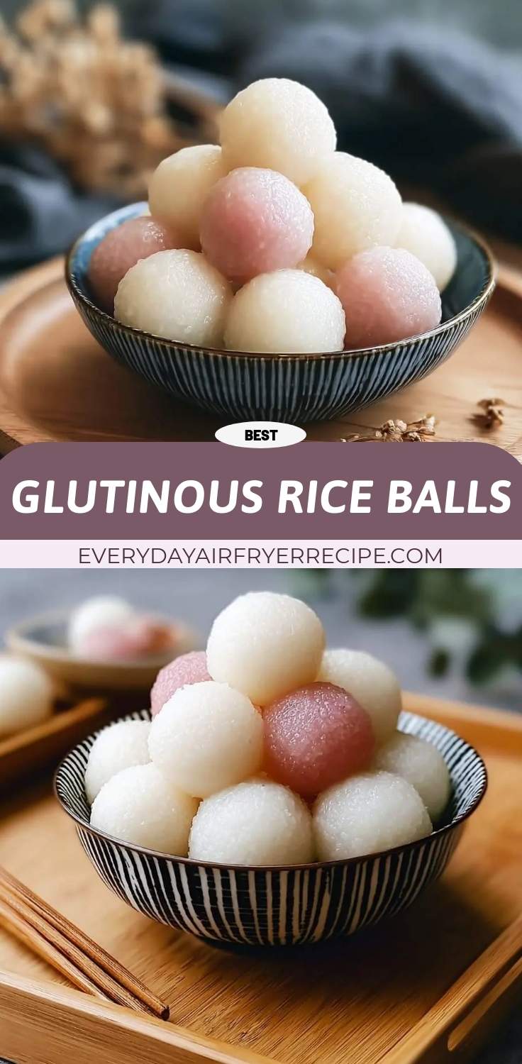 glutinous rice balls pinterest