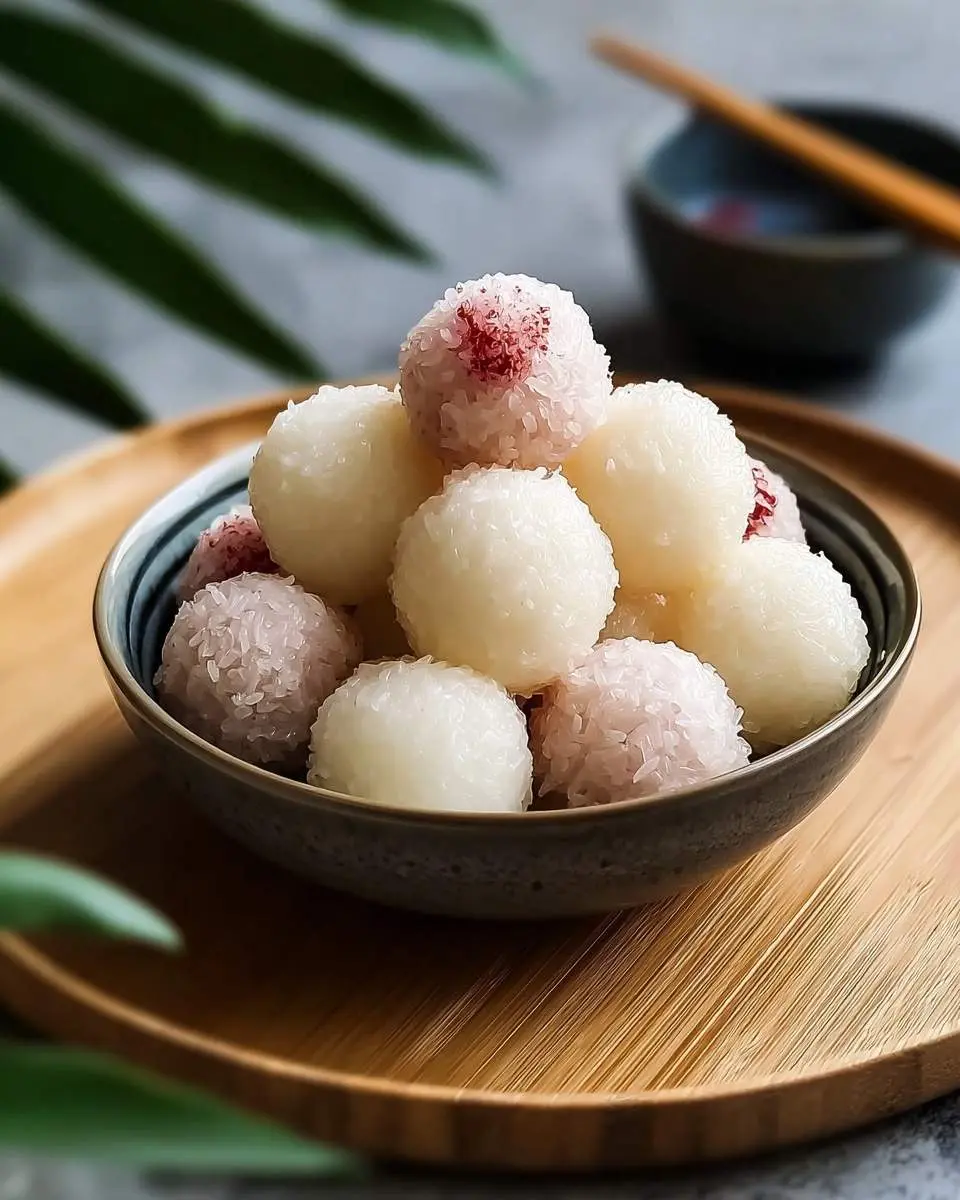 glutinous rice balls recipe
