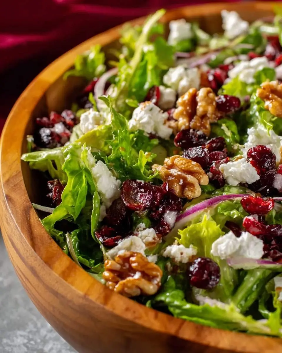 goat cheese cranberry walnut salad recipe 1