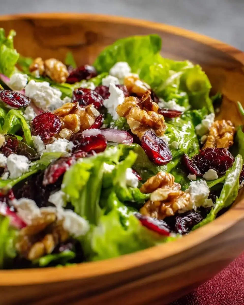 goat cheese cranberry walnut salad recipe