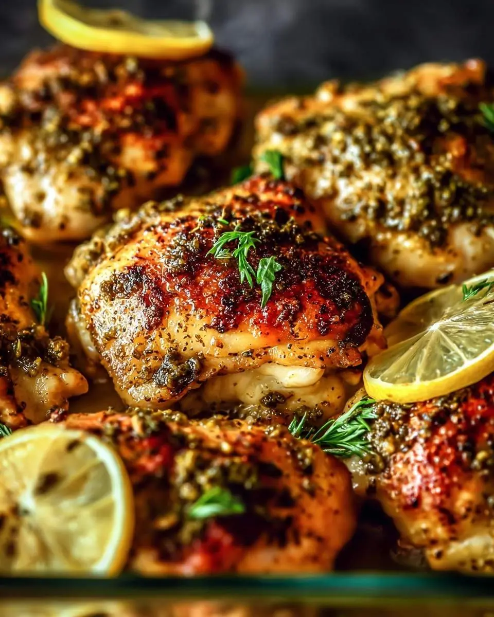 greek chicken thighs in the oven recipe 1