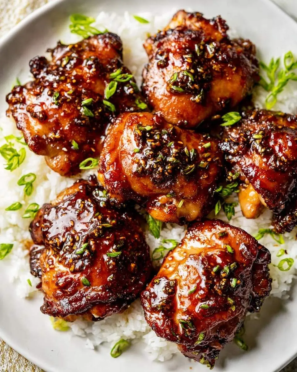 honey garlic chicken thighs recipe 1