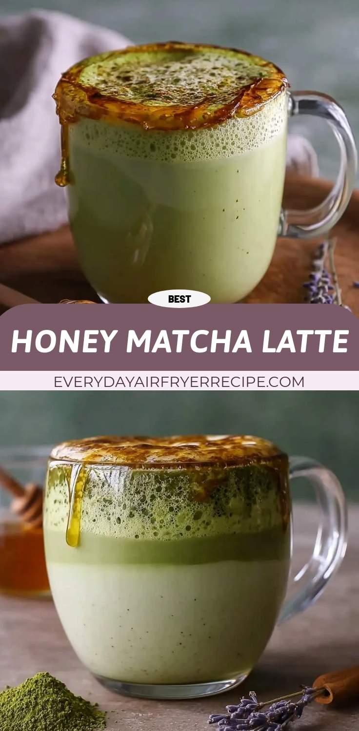 honey matcha latte pinterest