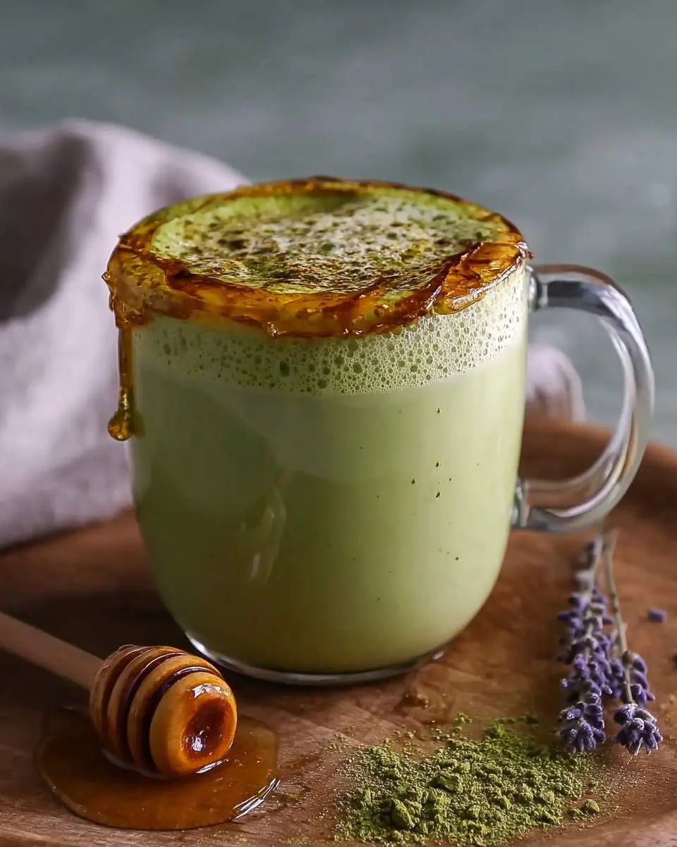 honey matcha latte recipe 1