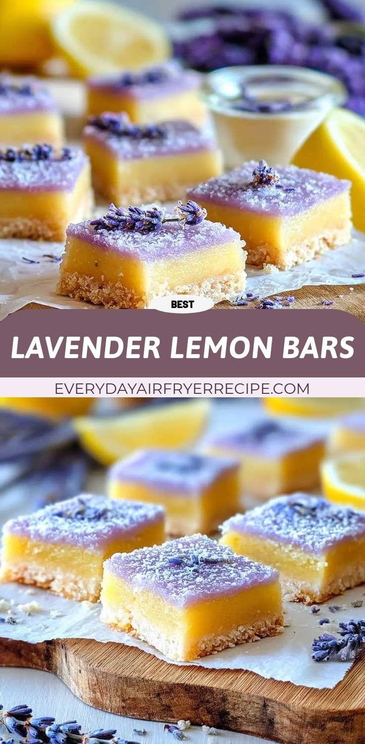 lavender lemon bars pinterest
