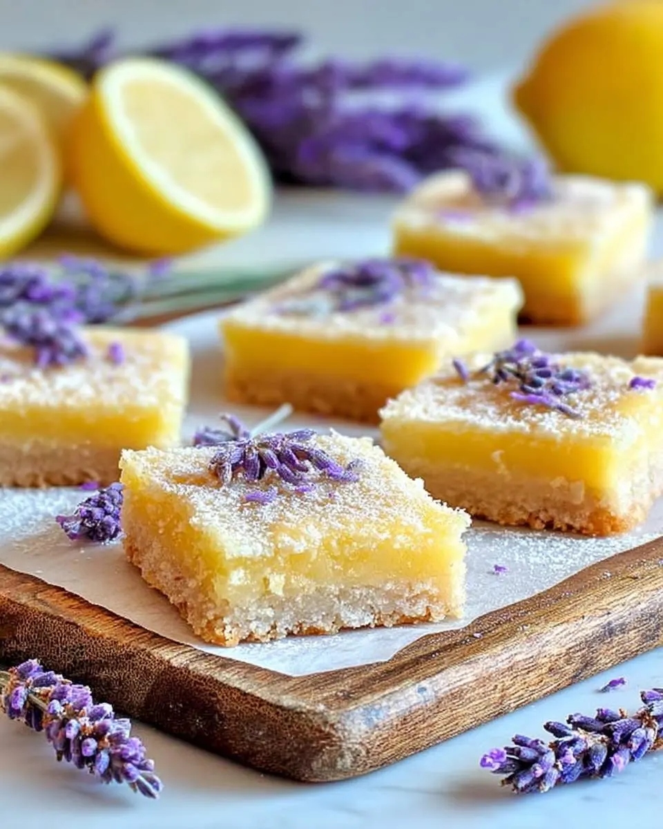 lavender lemon bars recipe