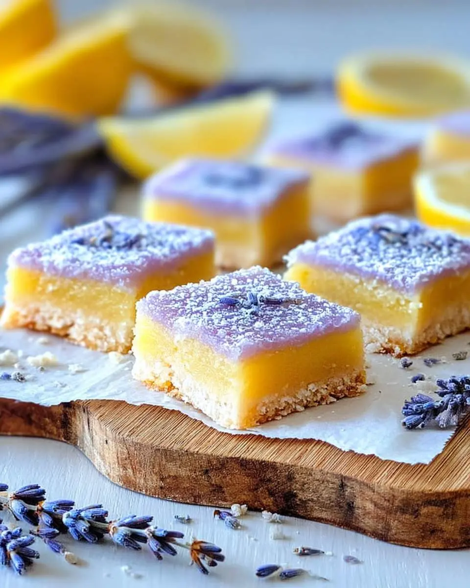 lavender lemon bars