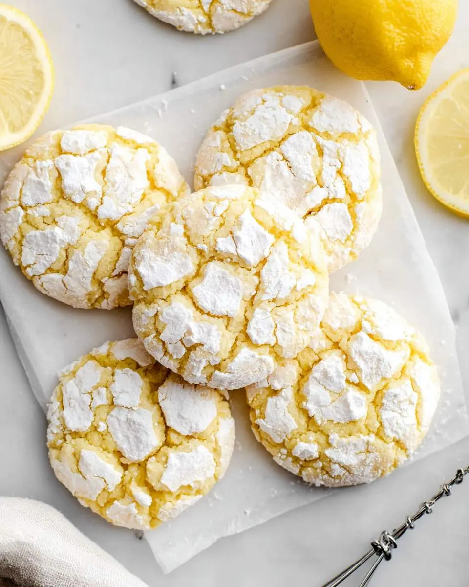 lemon crinkle cookies recipe 1