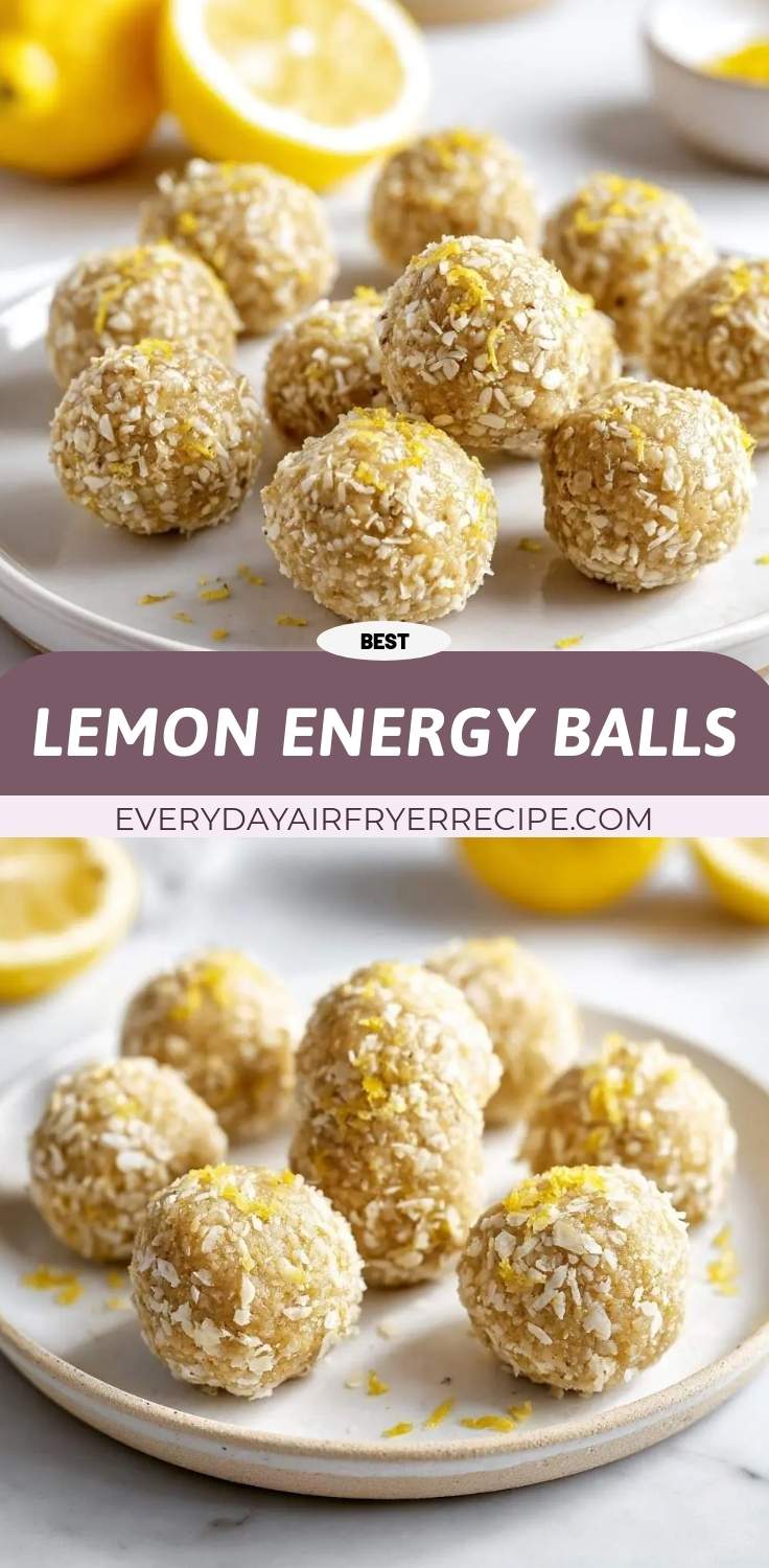 lemon energy balls pinterest
