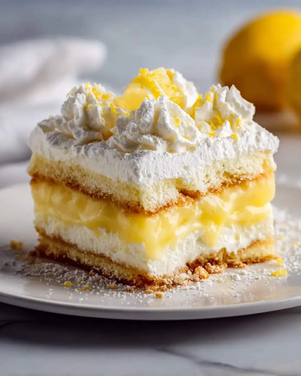 lemon lush lasagna