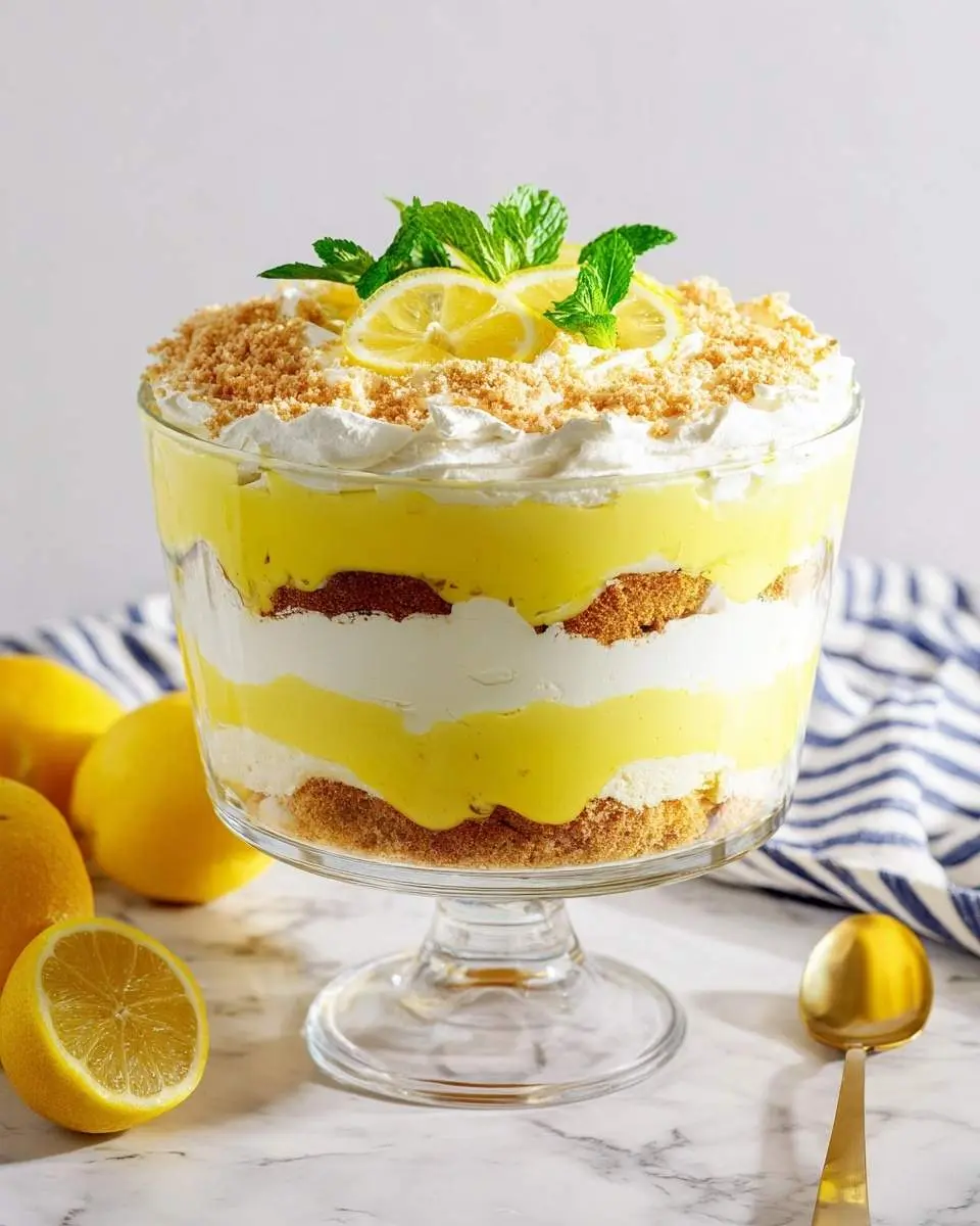 lemon lush trifle