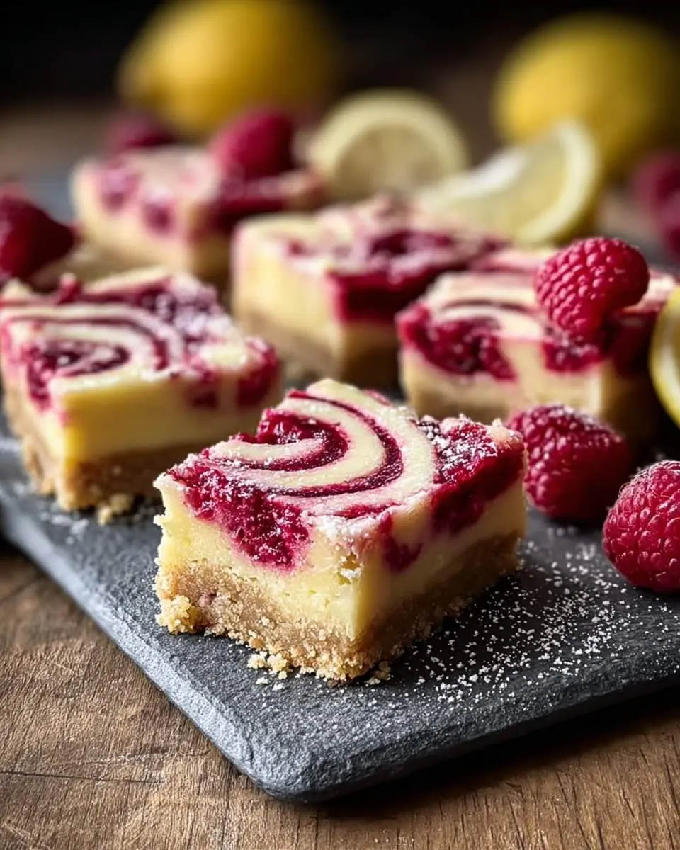lemon raspberry bars recipe
