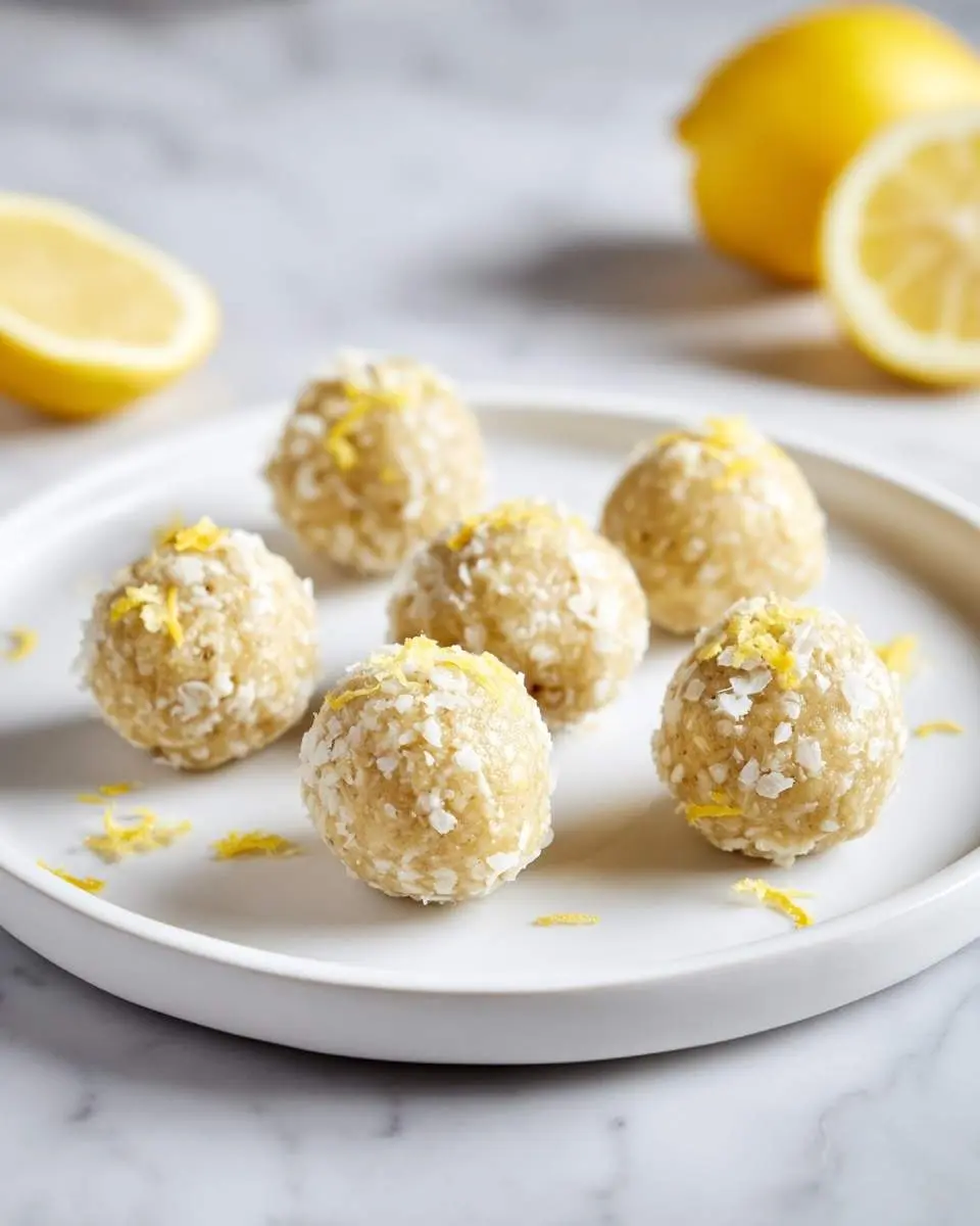lemon zest energy balls recipe