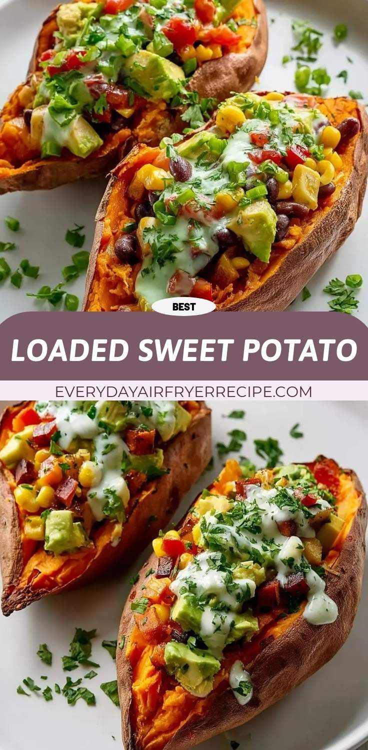 loaded sweet potato pinterest