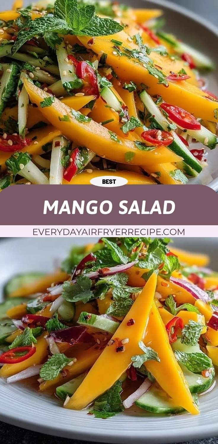 mango salad pinterest